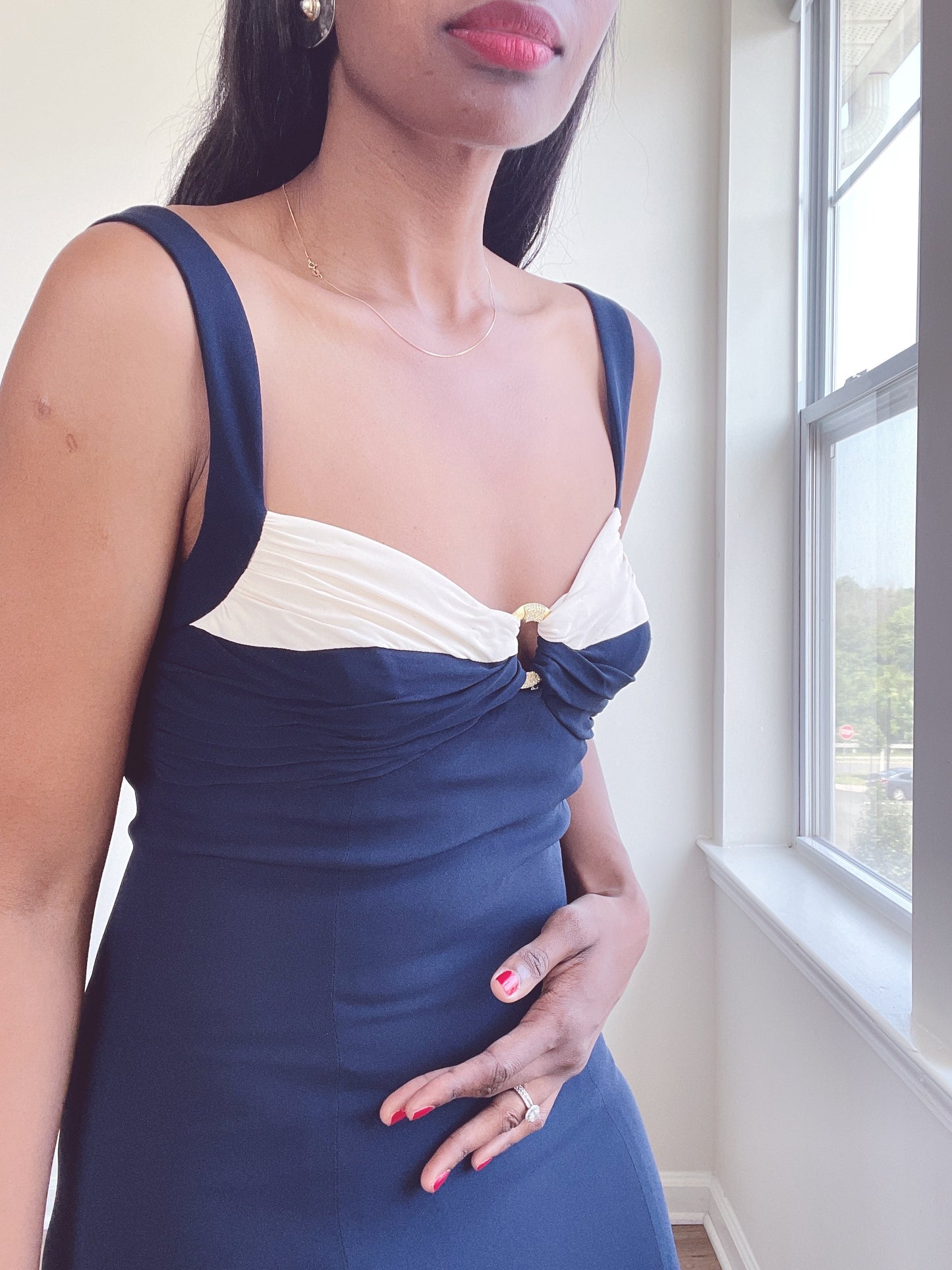 Vintage ESCADA COUTURE Evening Minimal Gown