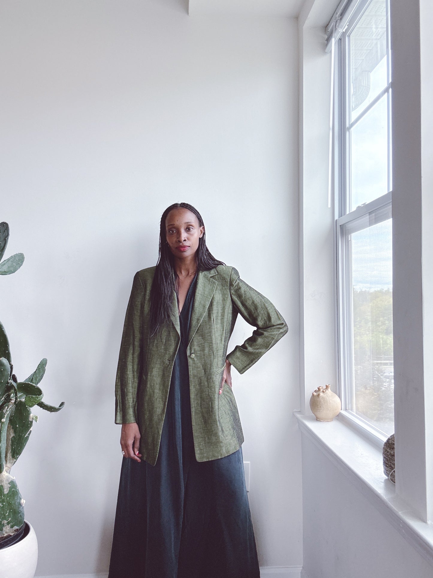 Vintage Gianni Green Blazer
