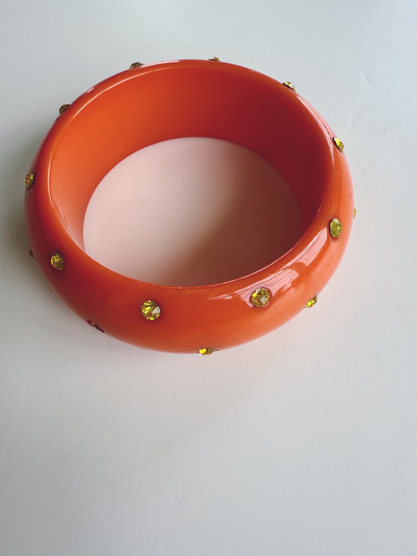 Vintage Resin Bangle Bracelet