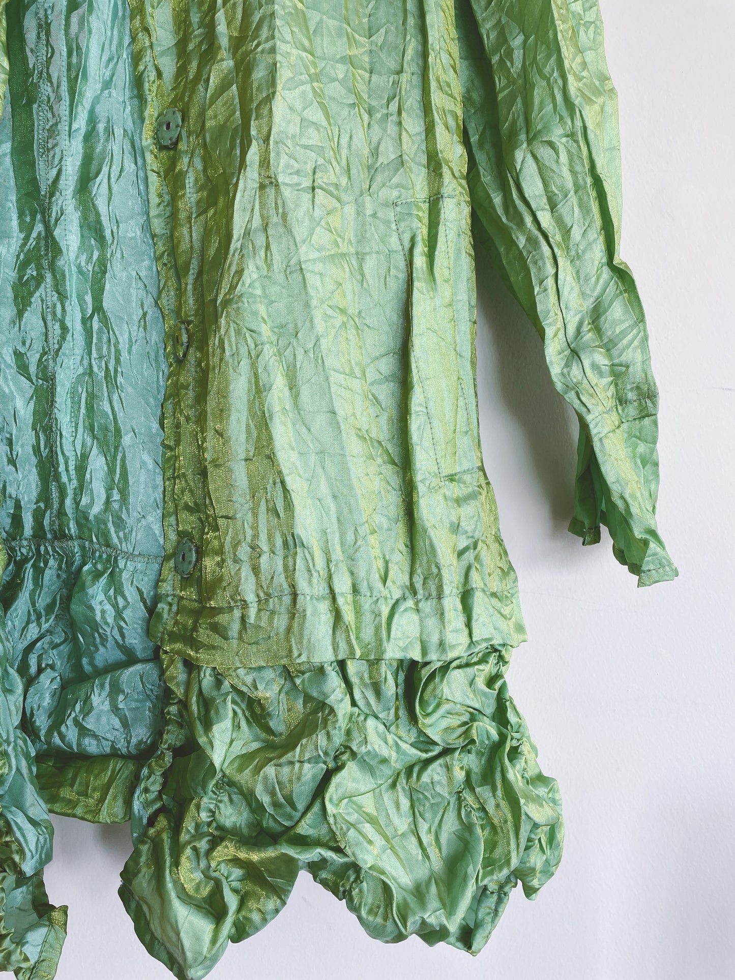 Avant Garde Iridescent Lime Top Jacket