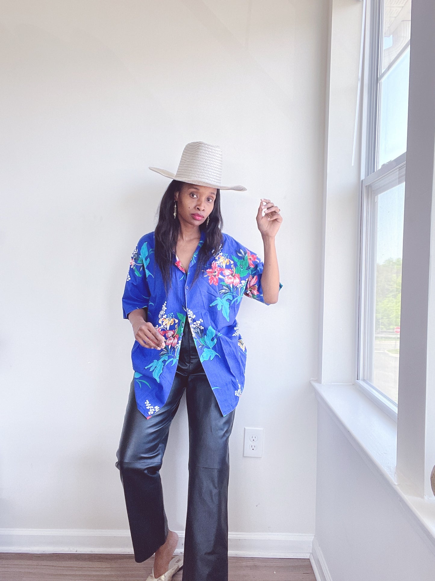 Vintage Hawaiian Button Down Shirt