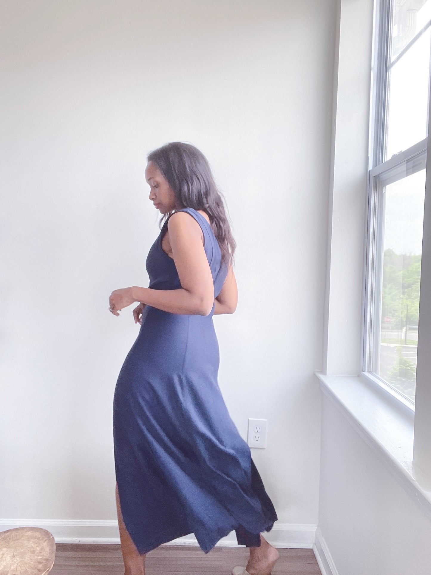 Vintage Car Wash Rayon Dress