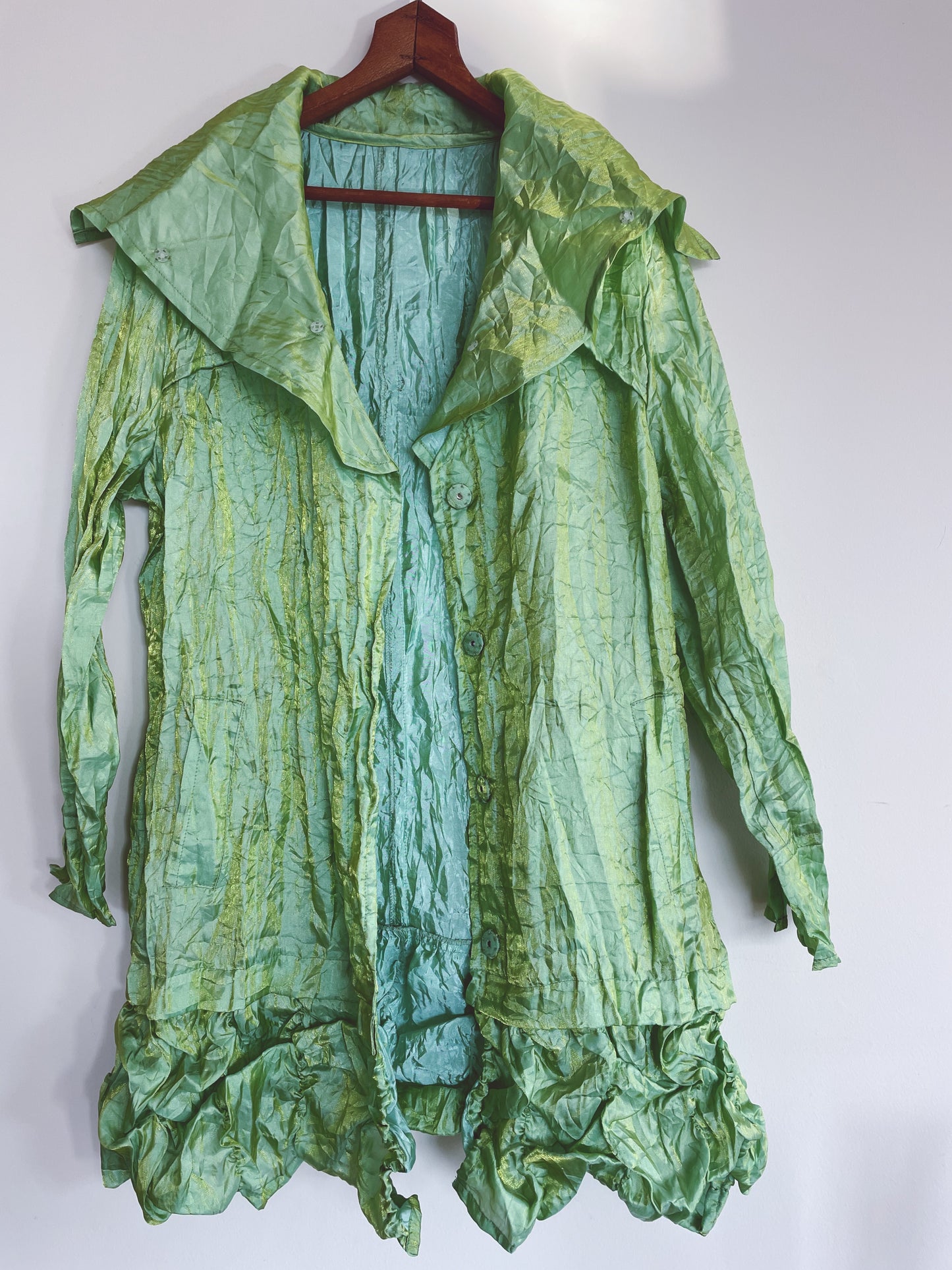 Avant Garde Iridescent Lime Top Jacket