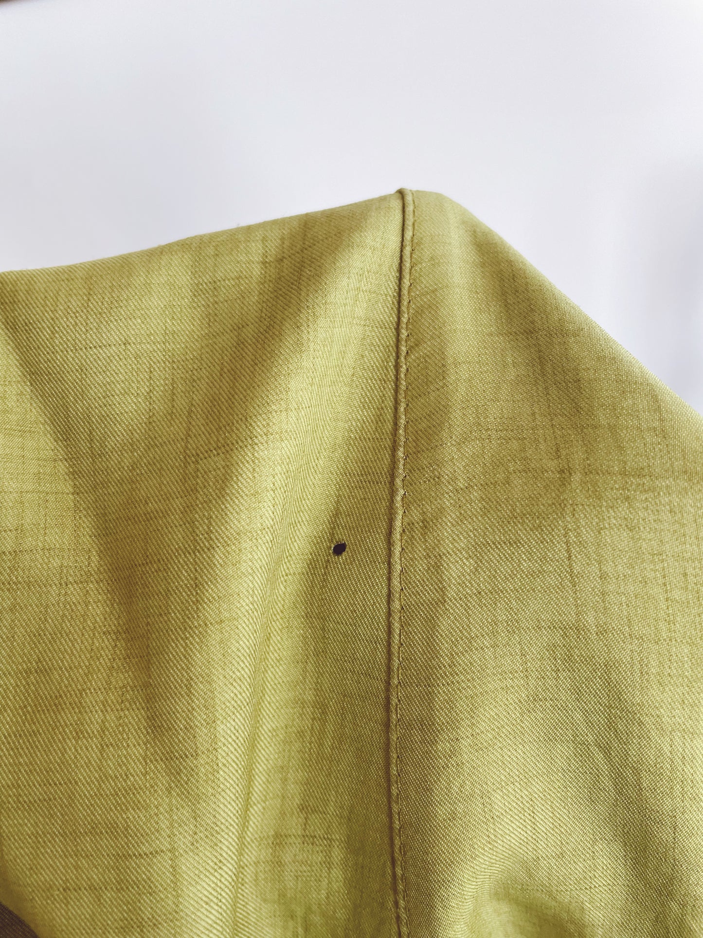 Vintage Chartreuse Trench Coat