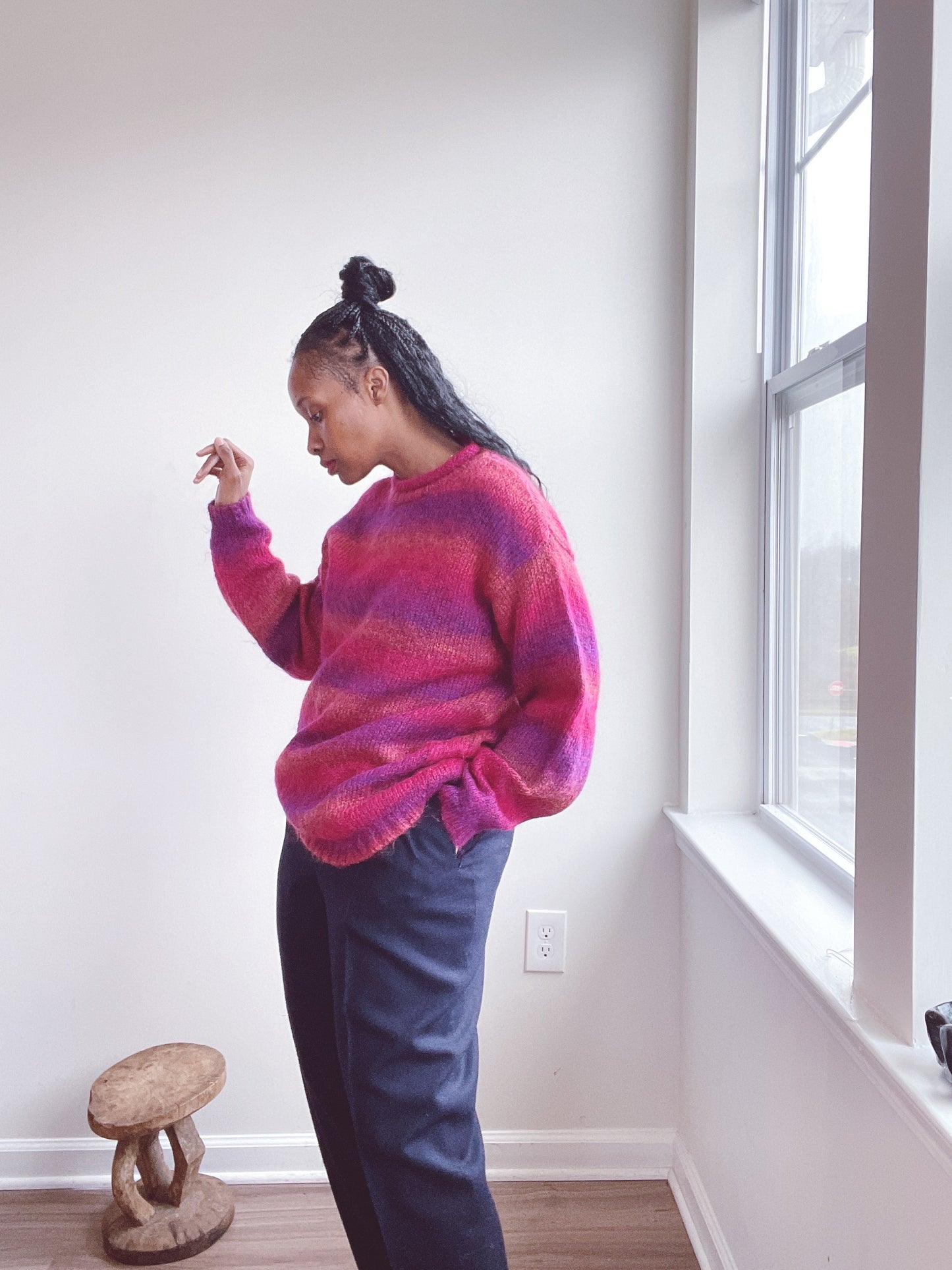 Ombré Vintage Mohair Sweater