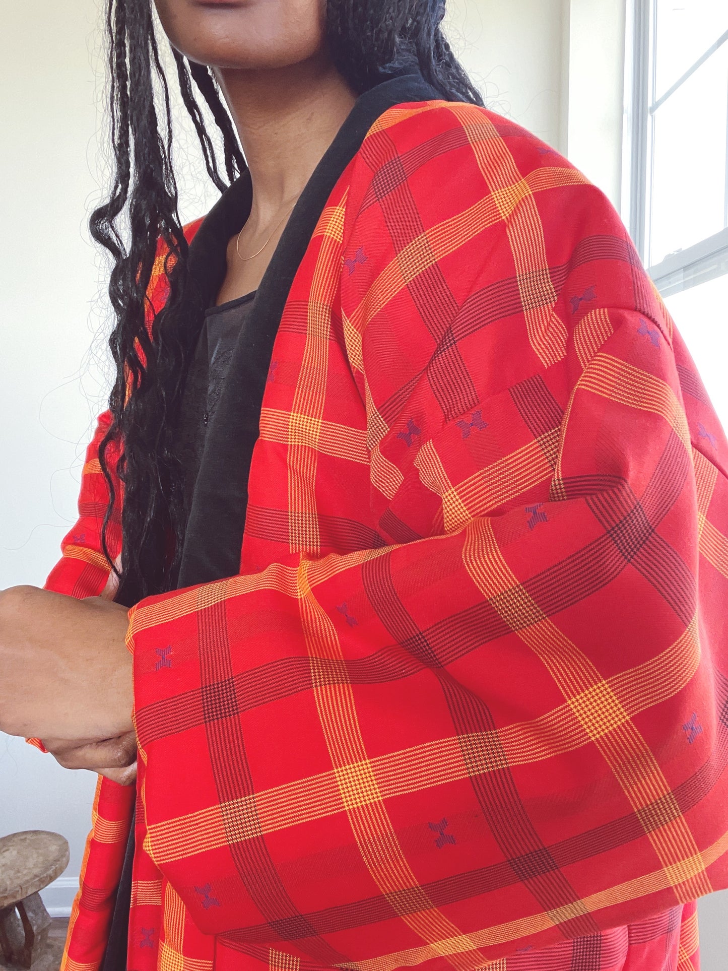 Vintage Hanten Jacket Quilted Kimono