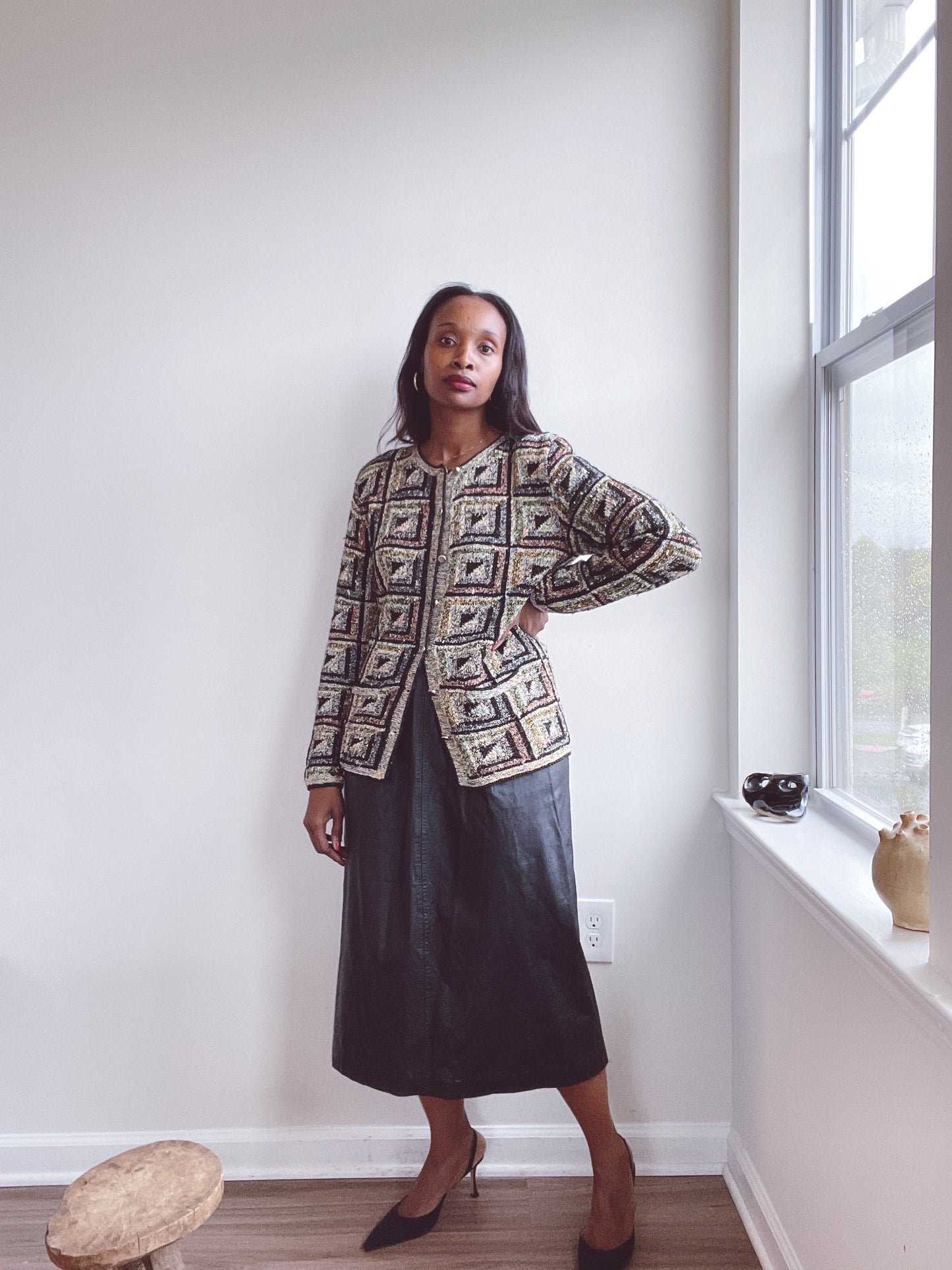 Handknit Vintage Cardigan