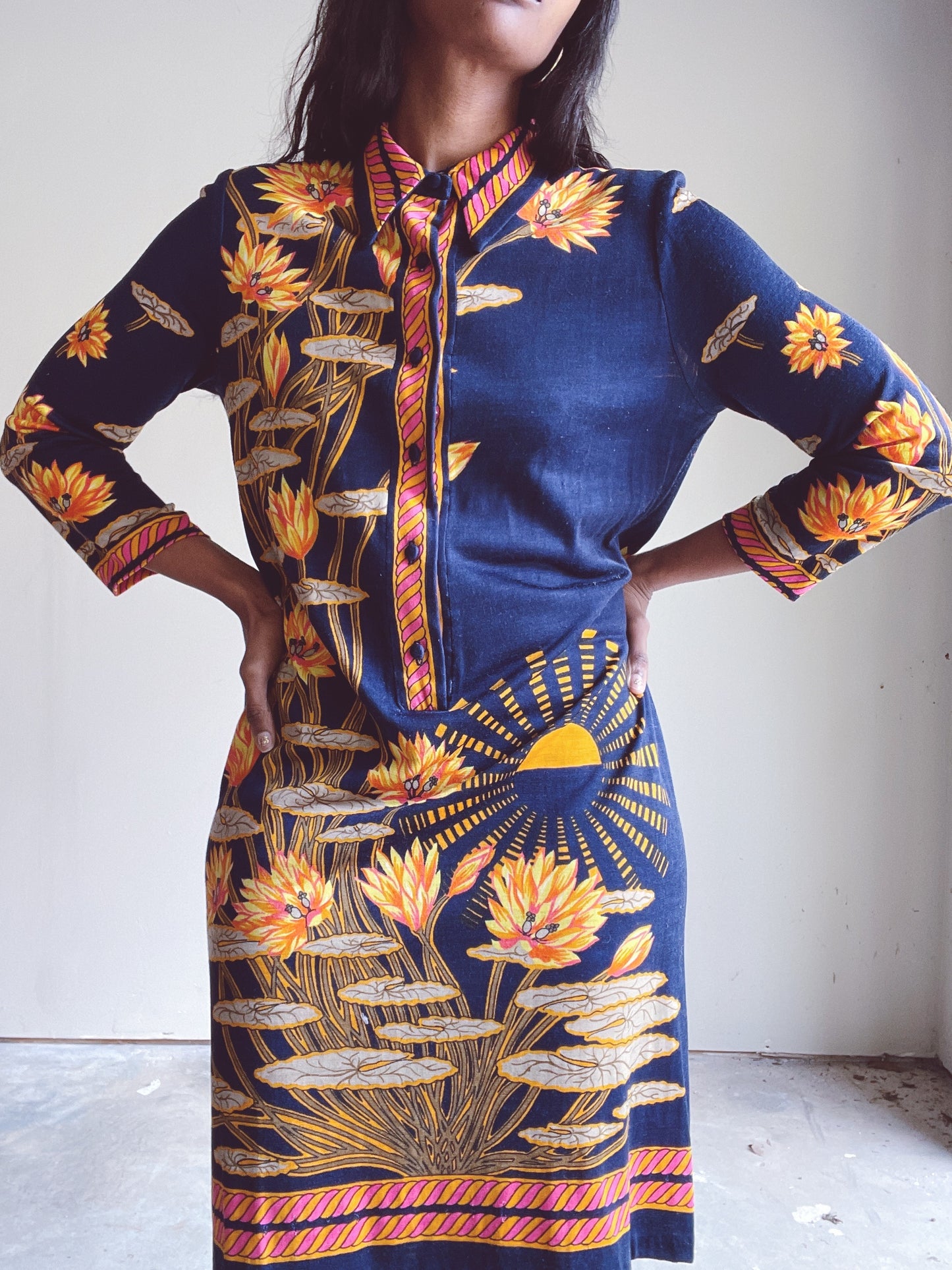 PAGANNE Wool Shirt Dress