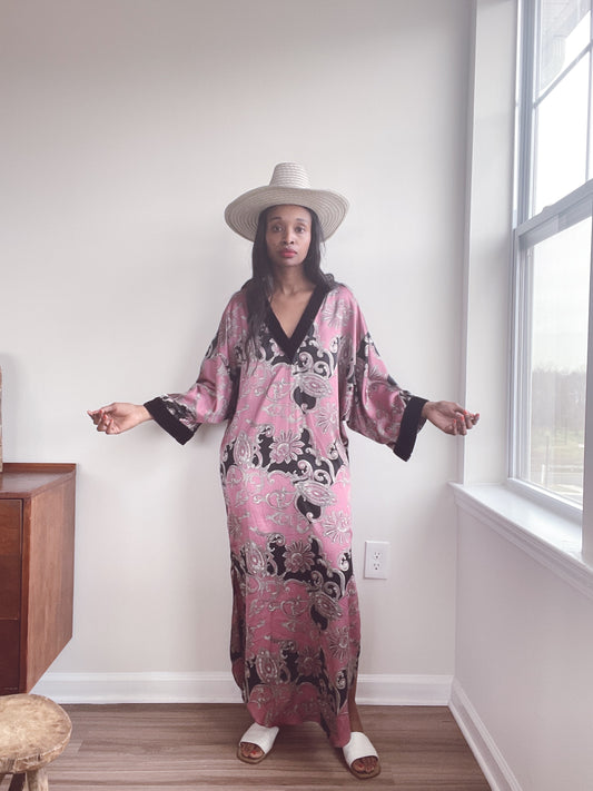 Natori Paisley Kaftan