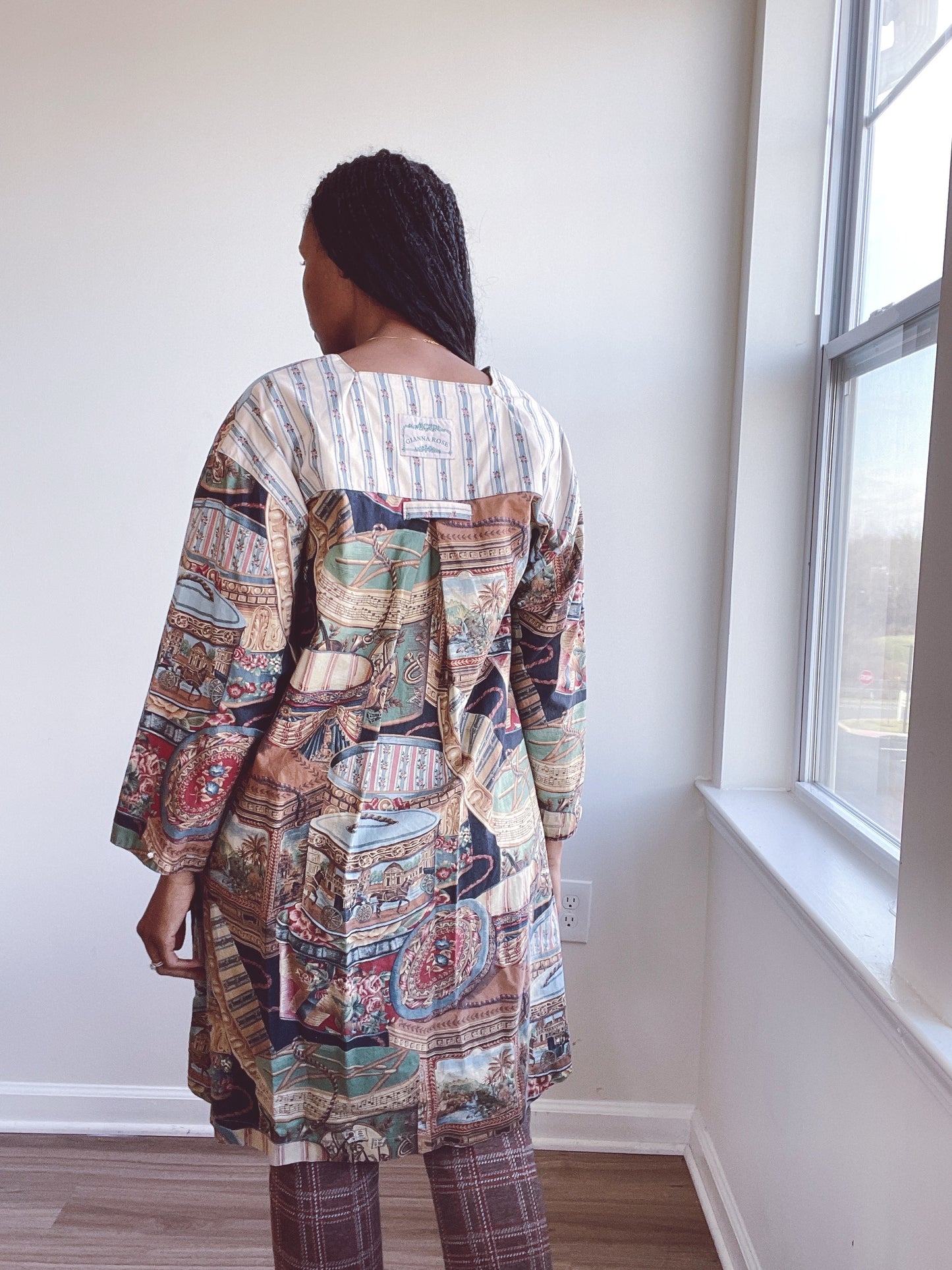 Novelty Patchwork Tunic Duster