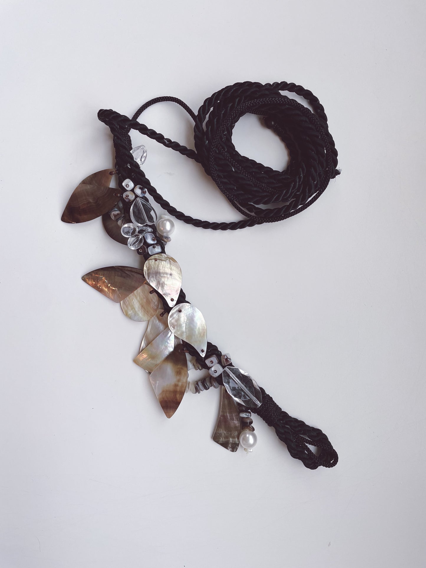 Vintage Shell Rope Belt
