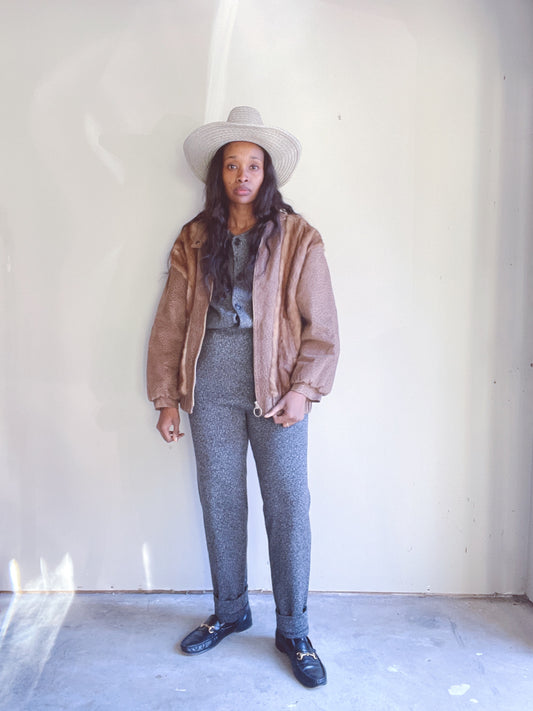 Bomber Leather Jacket