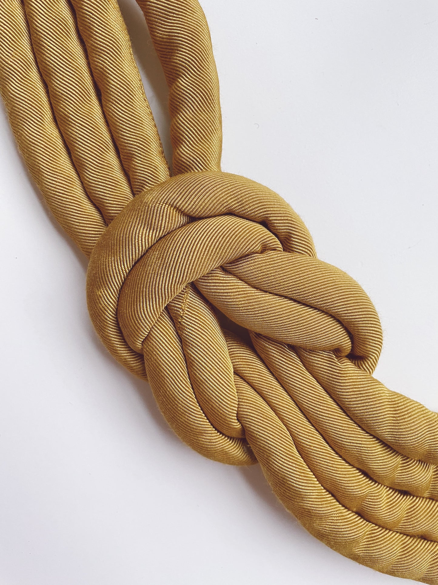 Vintage Chartreuse Rope Knot Belt