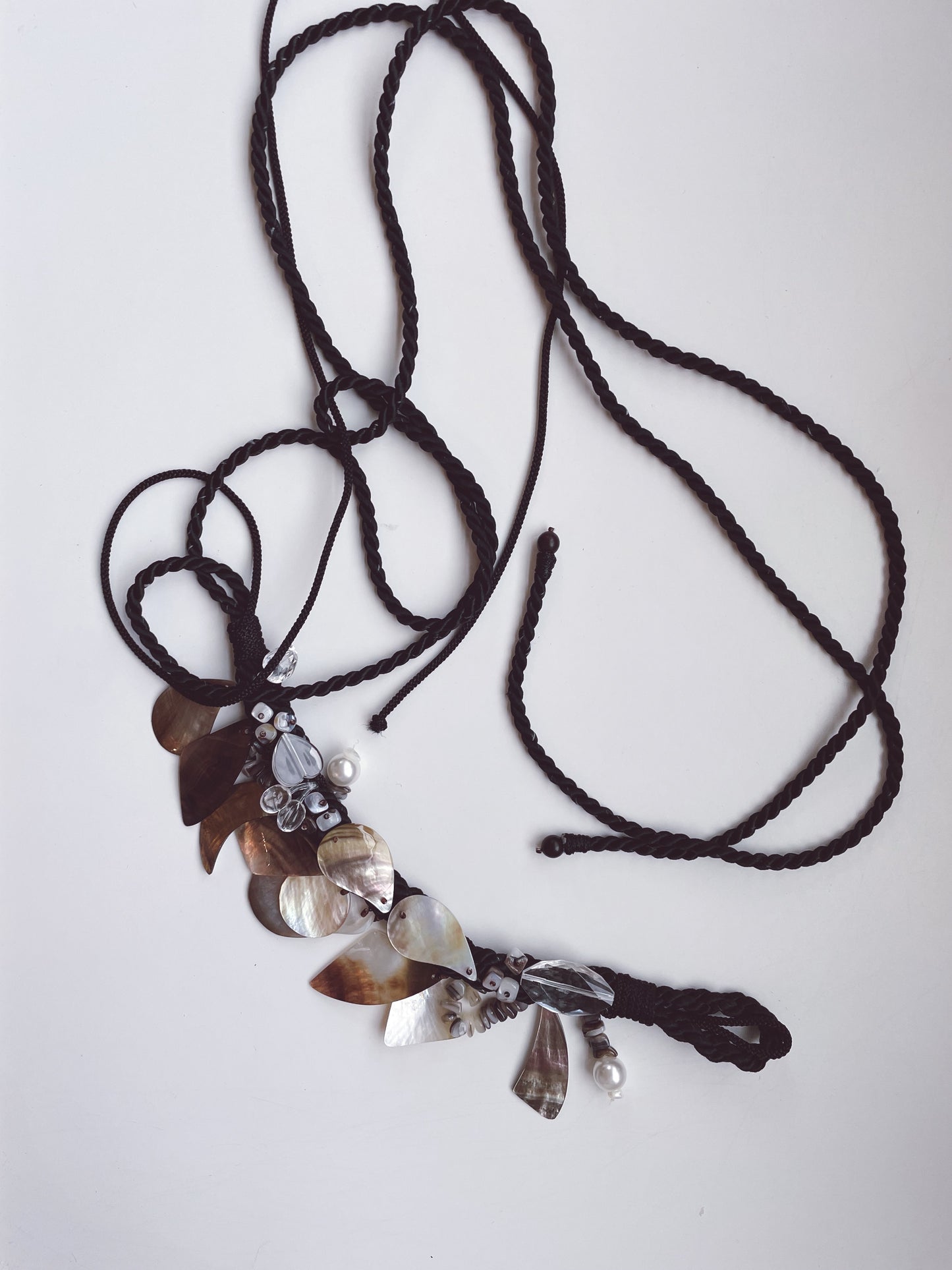 Vintage Shell Rope Belt