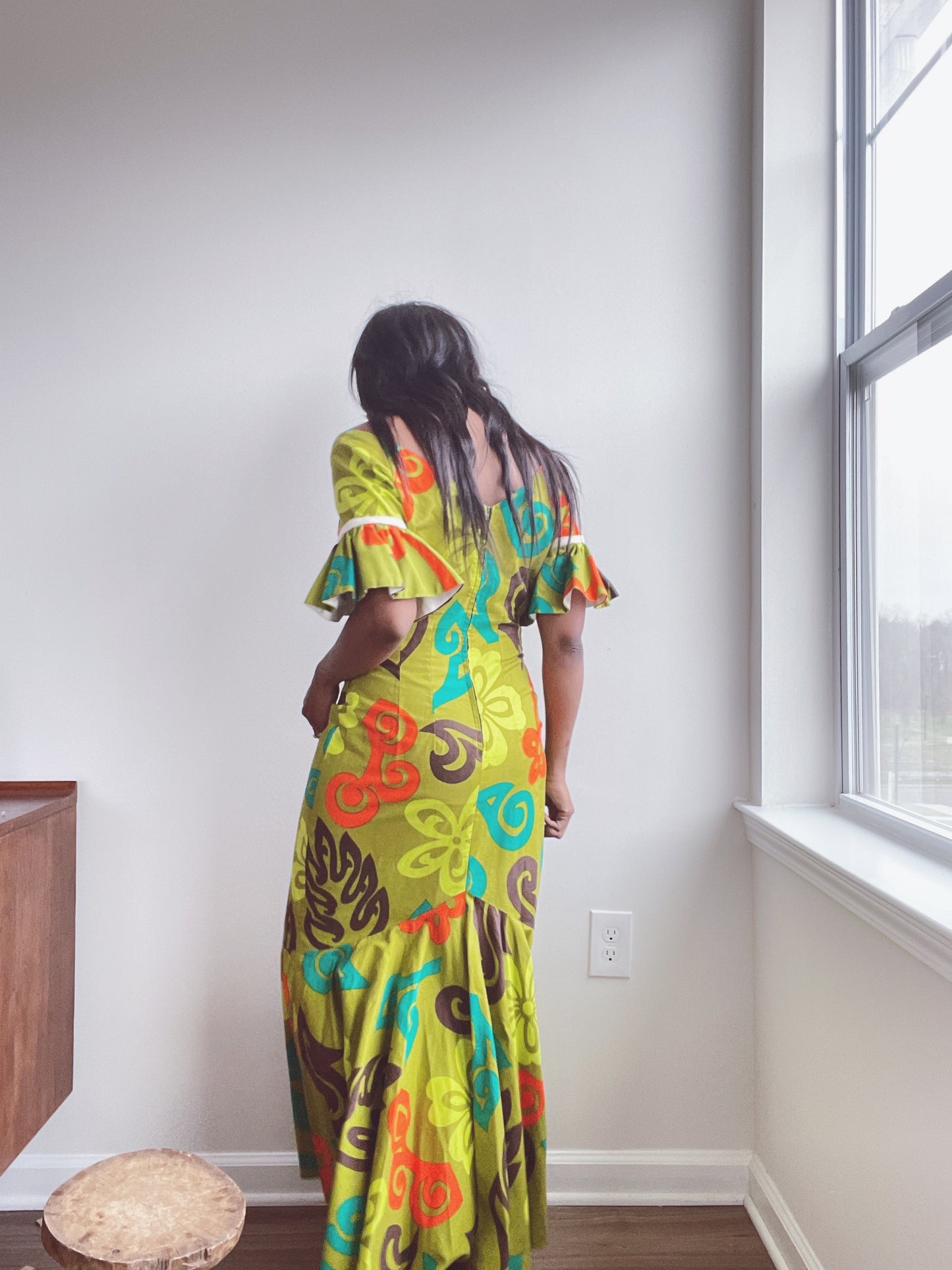 60s Kamehameha Hawaiian Dress