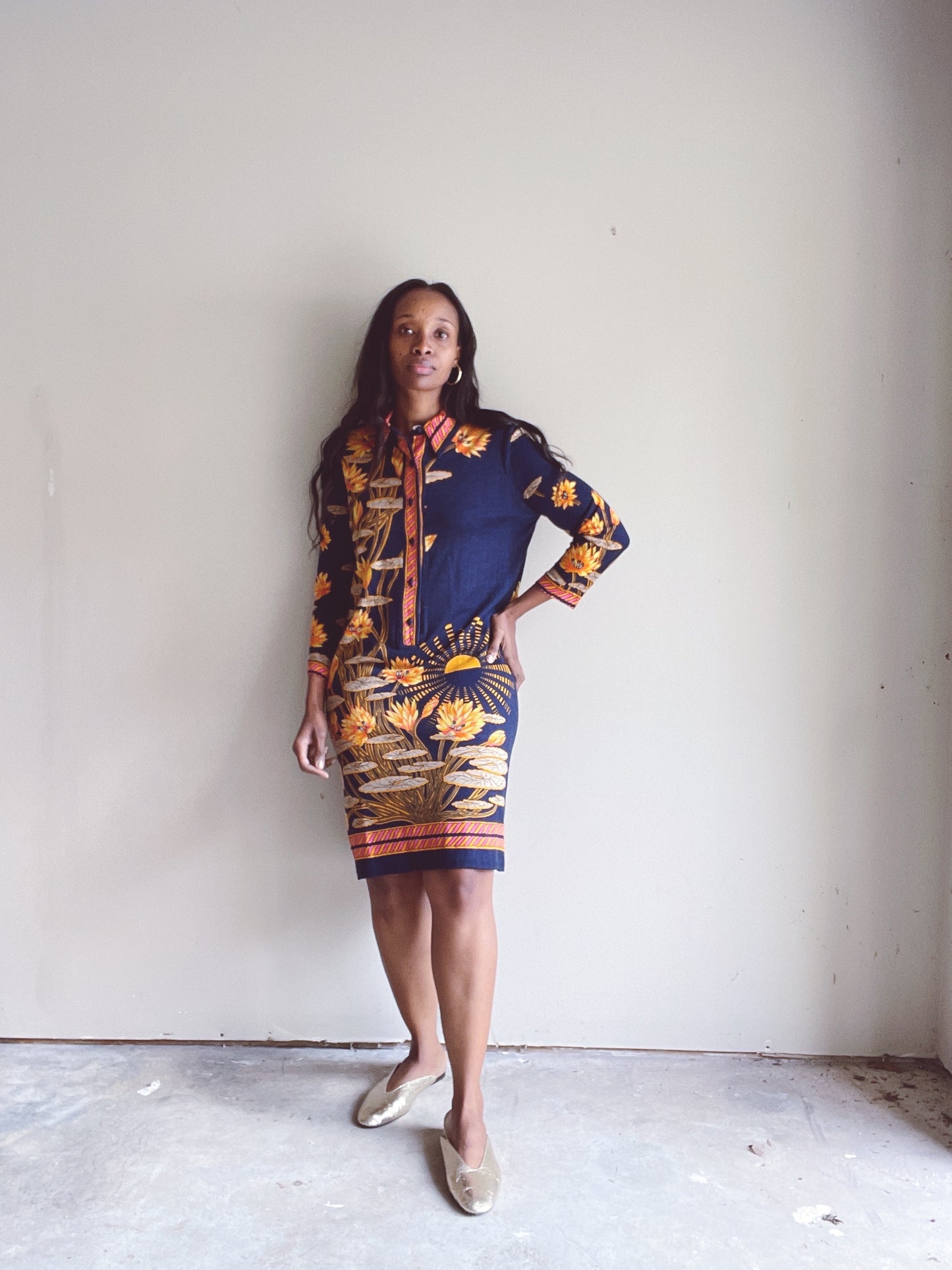 PAGANNE Wool Shirt Dress