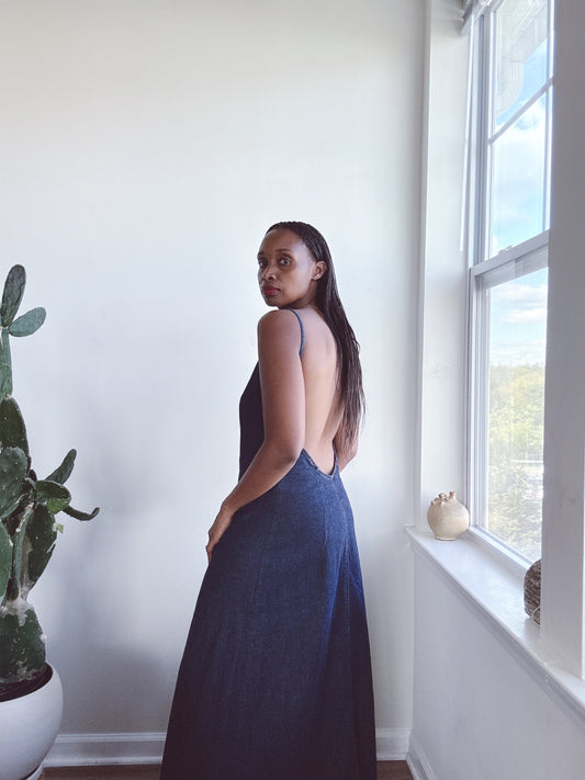 Denim Minimalist Dress