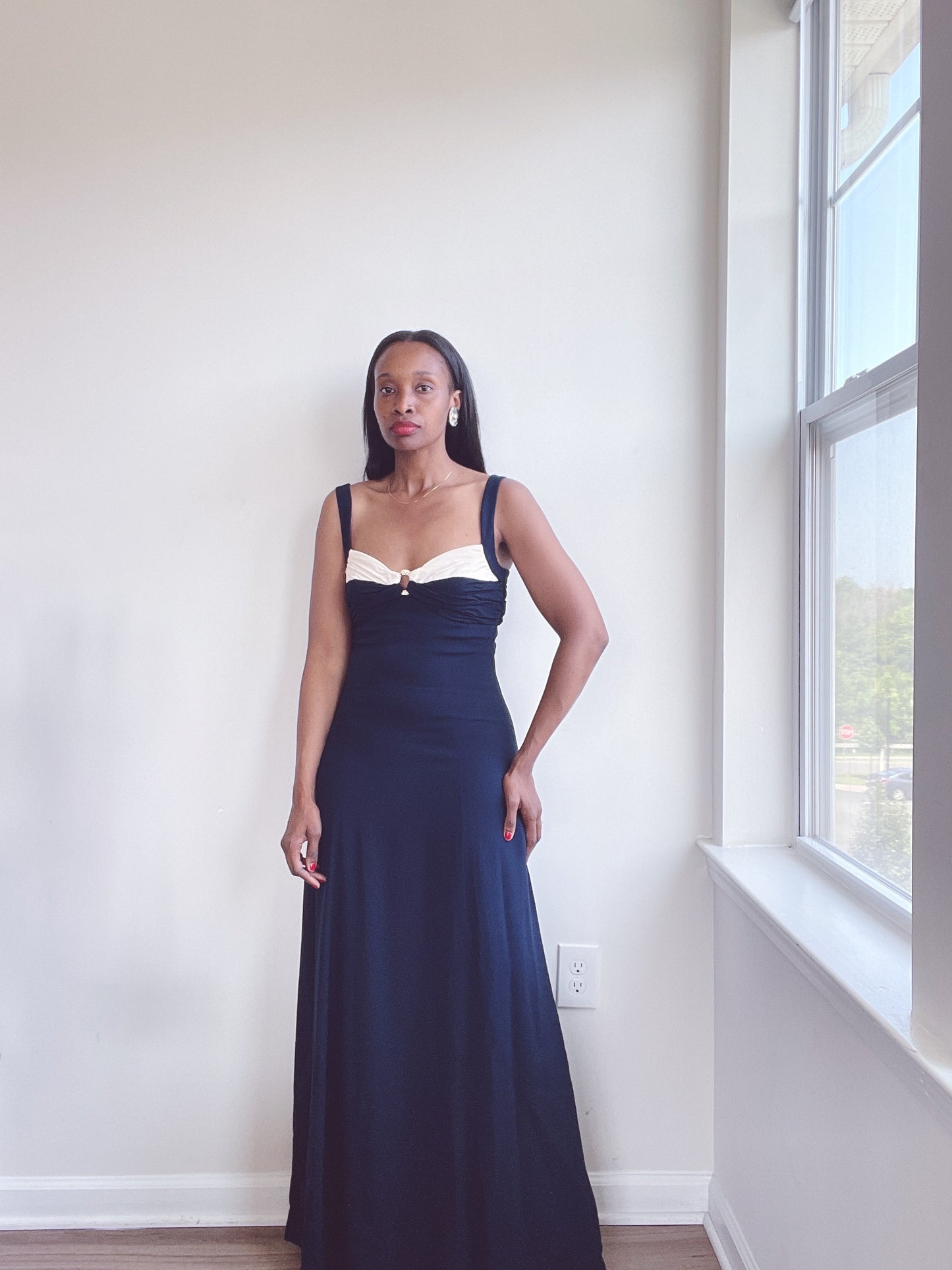 Vintage ESCADA COUTURE Evening Minimal Gown