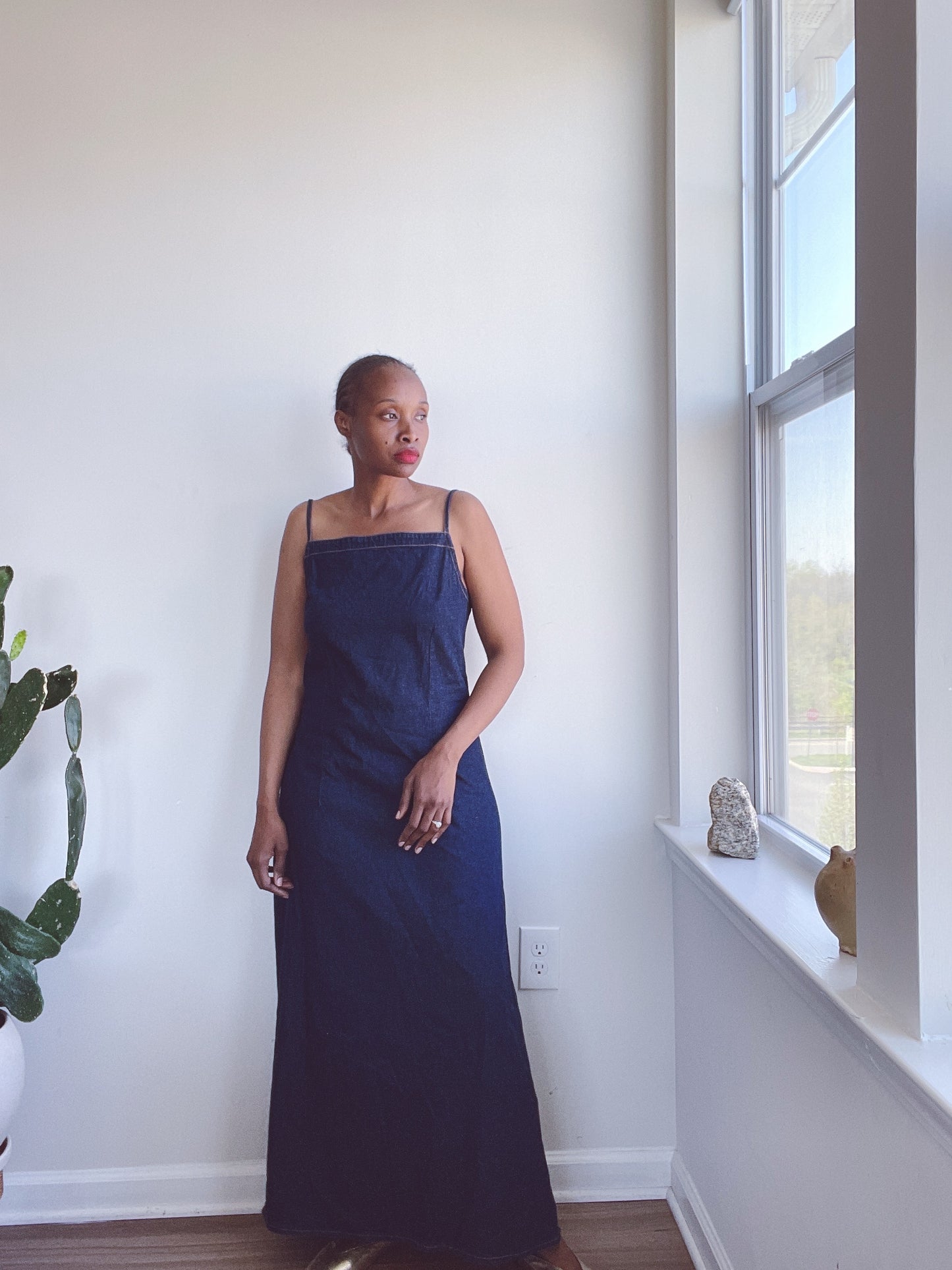 Denim Minimalist Dress