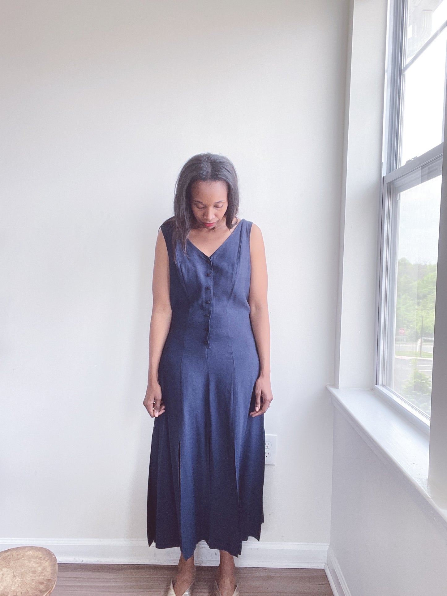 Vintage Car Wash Rayon Dress Seventh Row Vintage Car Wash Rayon Dress Seventh Row