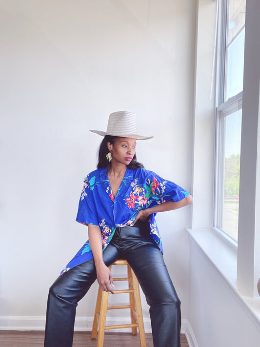 Vintage Hawaiian Button Down Shirt