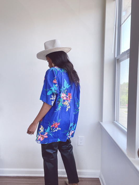 Vintage Hawaiian Button Down Shirt