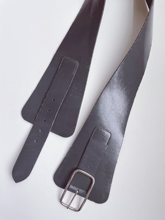 Vintage Leather Corset Belt