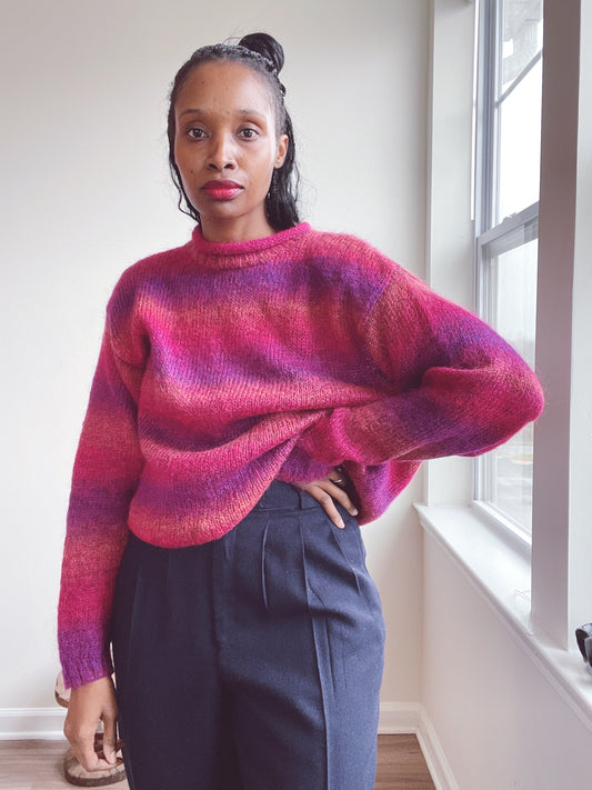 Ombré Vintage Mohair Sweater