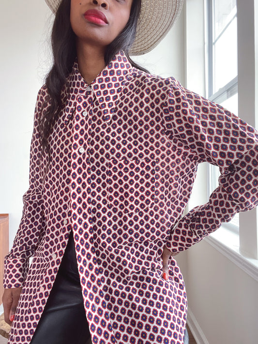 70s Dagger Collar Shirt