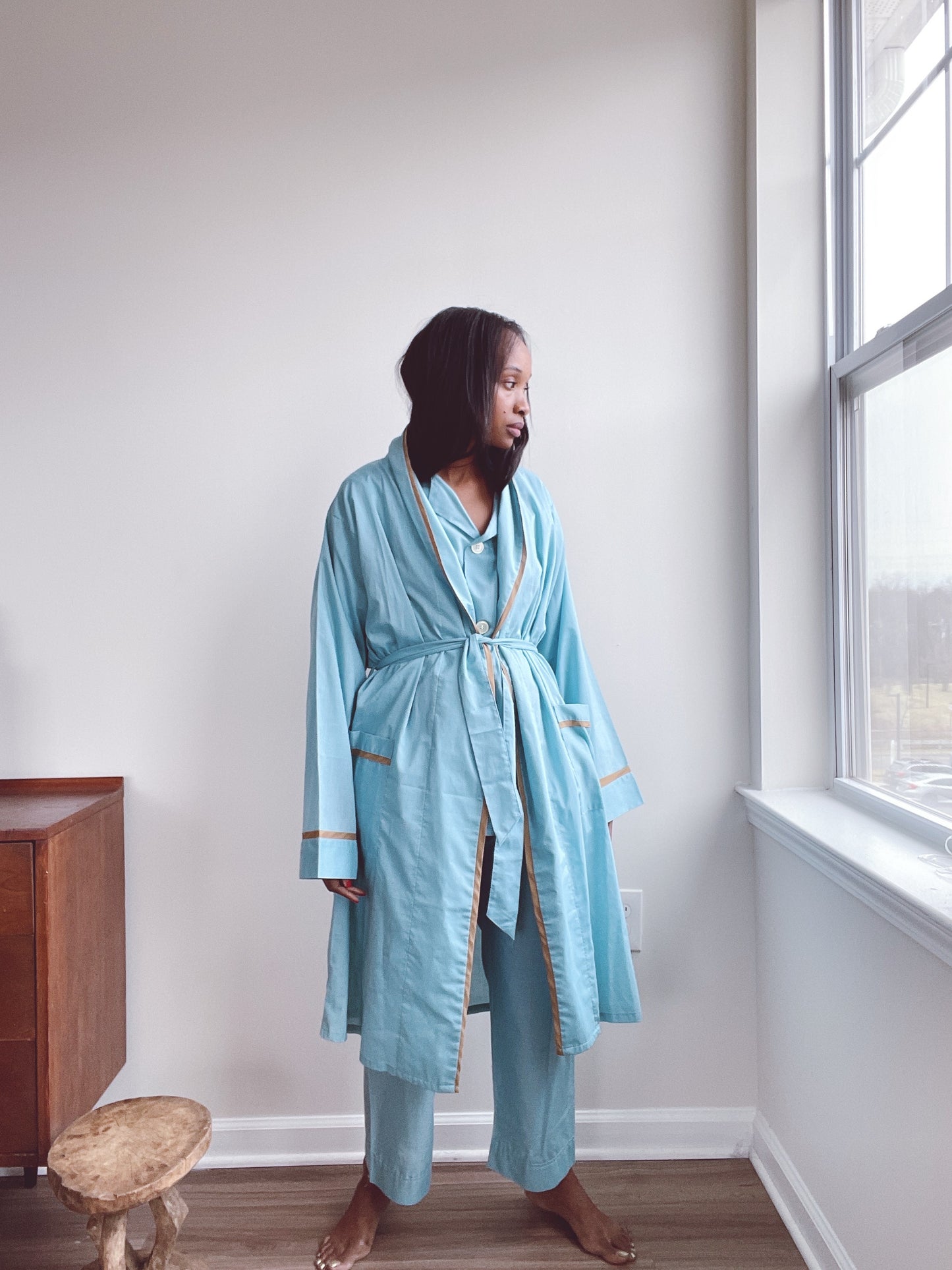 Vintage Pajama Set Loungewear Sleepwear