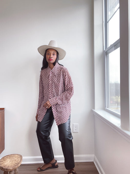 70s Dagger Collar Shirt