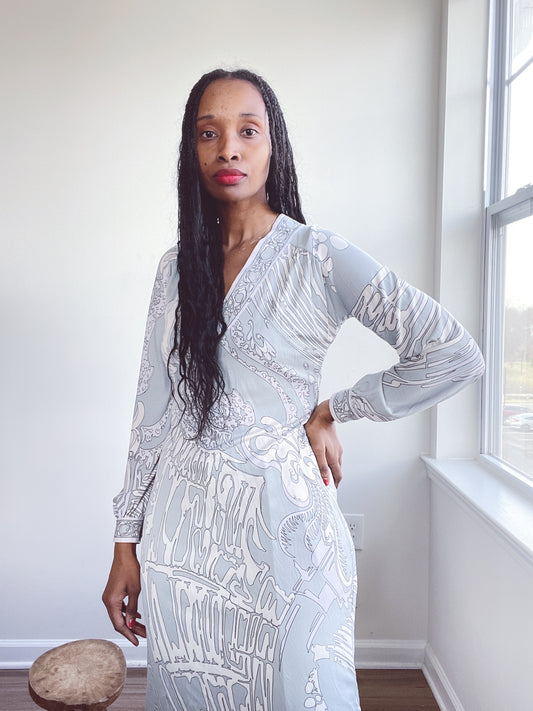 Vintage EMILIO PUCCI Silk Shift Dress