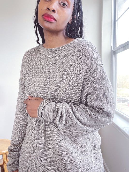 Vintage Metallic Sweater