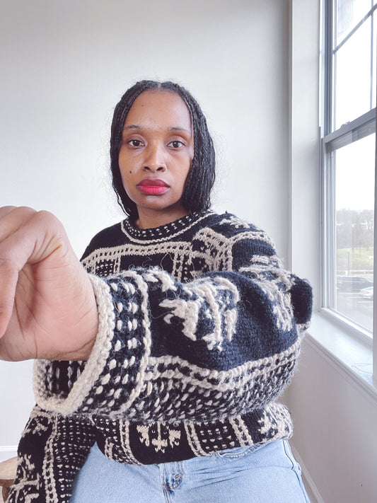 Vintage Wool Blend Sweater