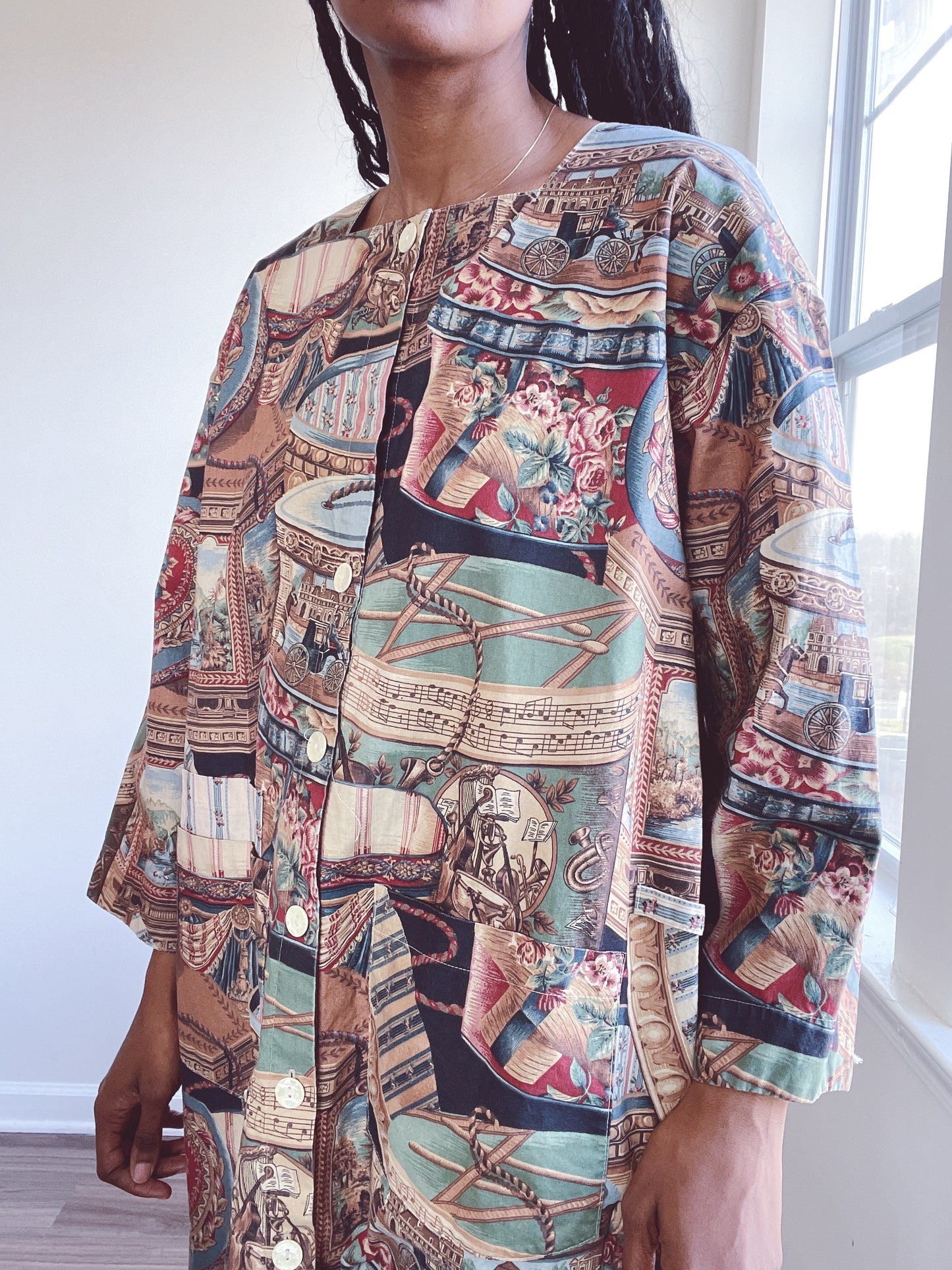 Novelty Patchwork Tunic Duster