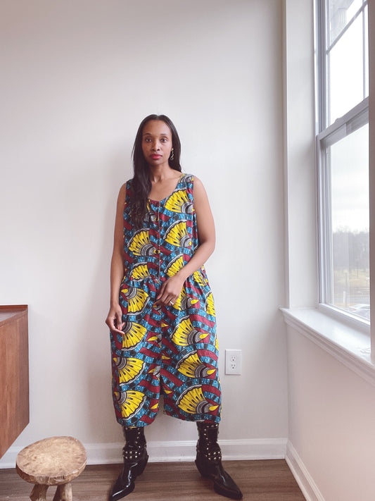 Vintage Drop Waist Market Dress