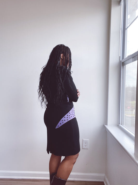 80s Beaded Pia Rucci Cocktail Dress