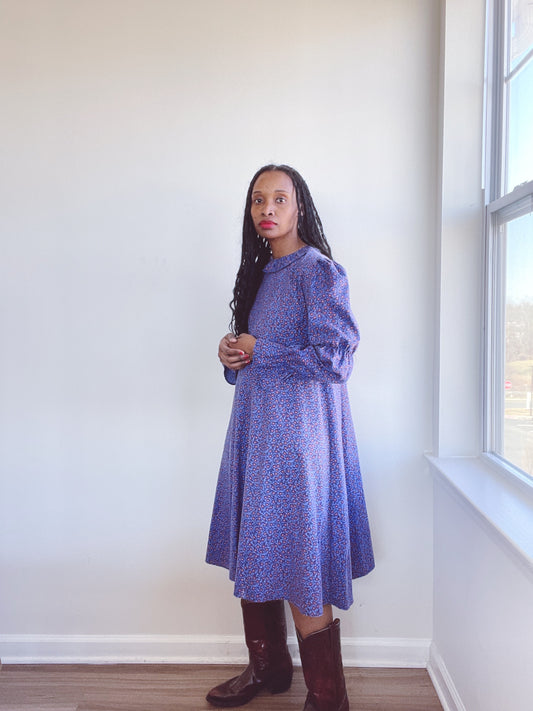 Vintage Floral Dress