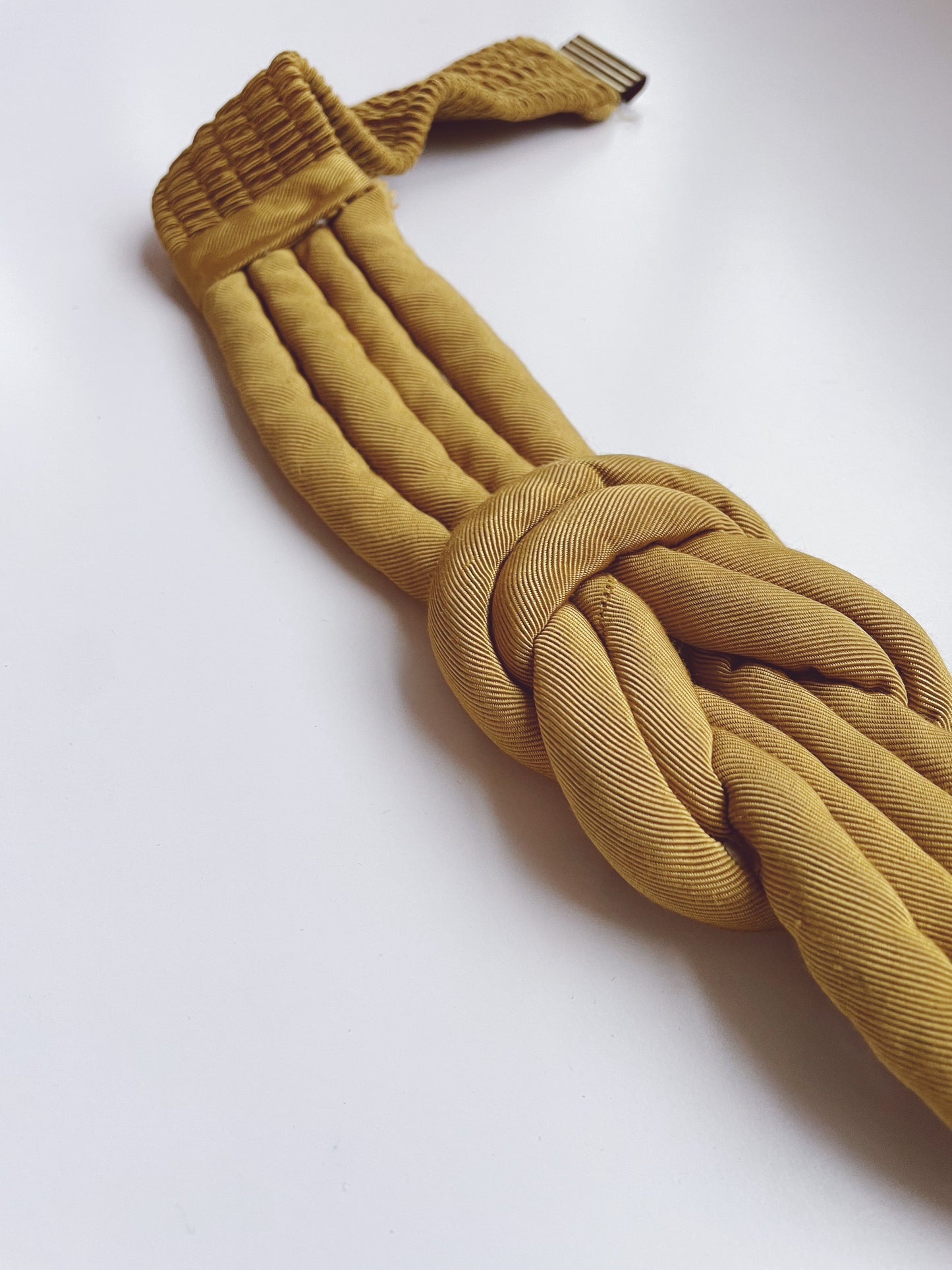 Vintage Chartreuse Rope Knot Belt